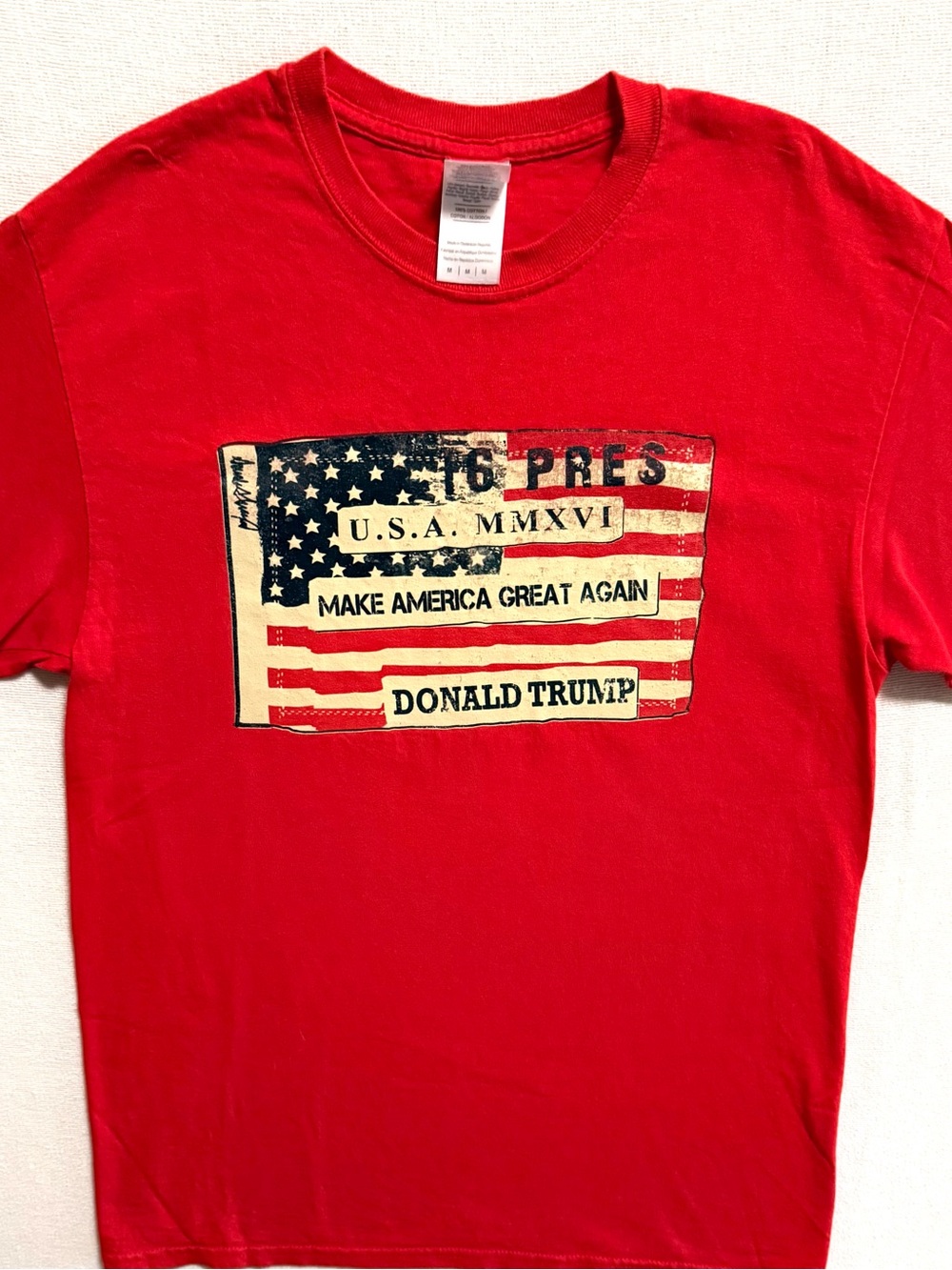 Trump Red Patriotic Graphic Tee
